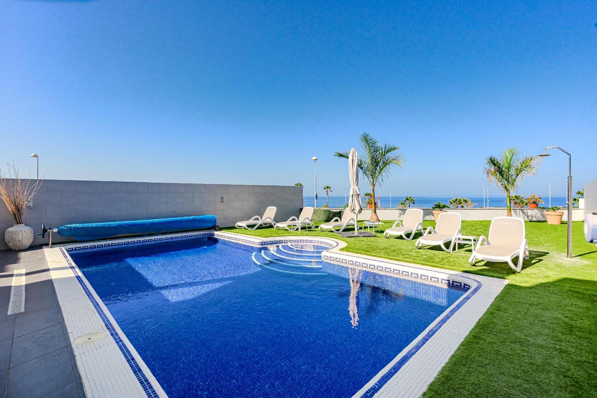 Villa Elisabetta, Luxury Villa With Heated Pool Ocean View In Adeje, Tenerife أذيخي المظهر الخارجي الصورة